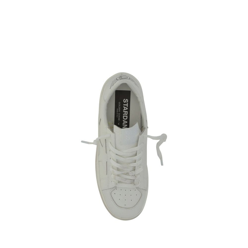 Baskets Golden Goose en chèvre blanc