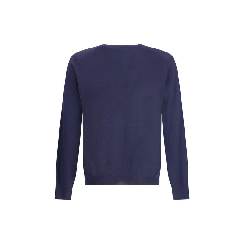 Pull en cachemire bleu Brunello Cucinelli
