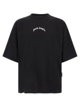 T-shirt bicolore en coton Palm Angels