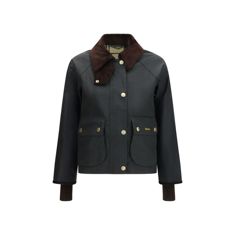 Blouson Barbour bicolore en coton