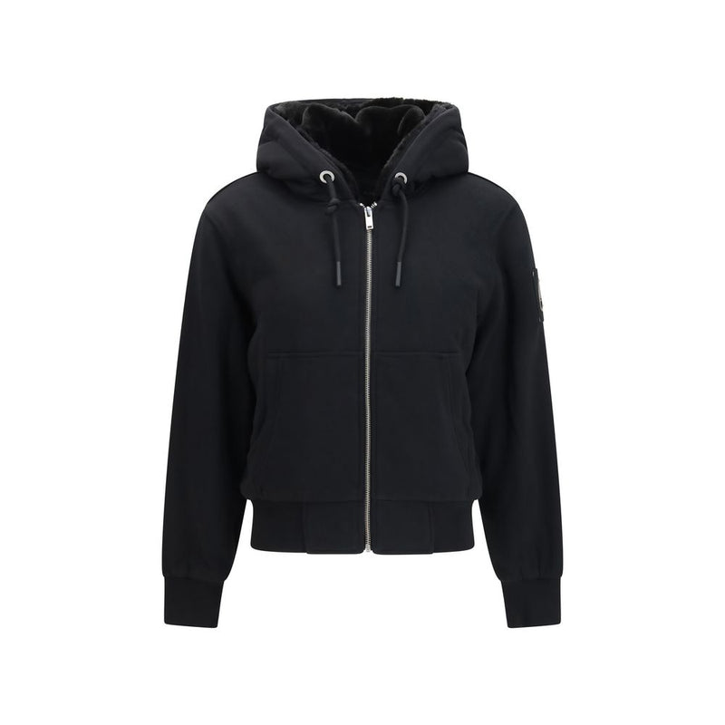 Moose Knuckles Black Cotton Sweatshirt