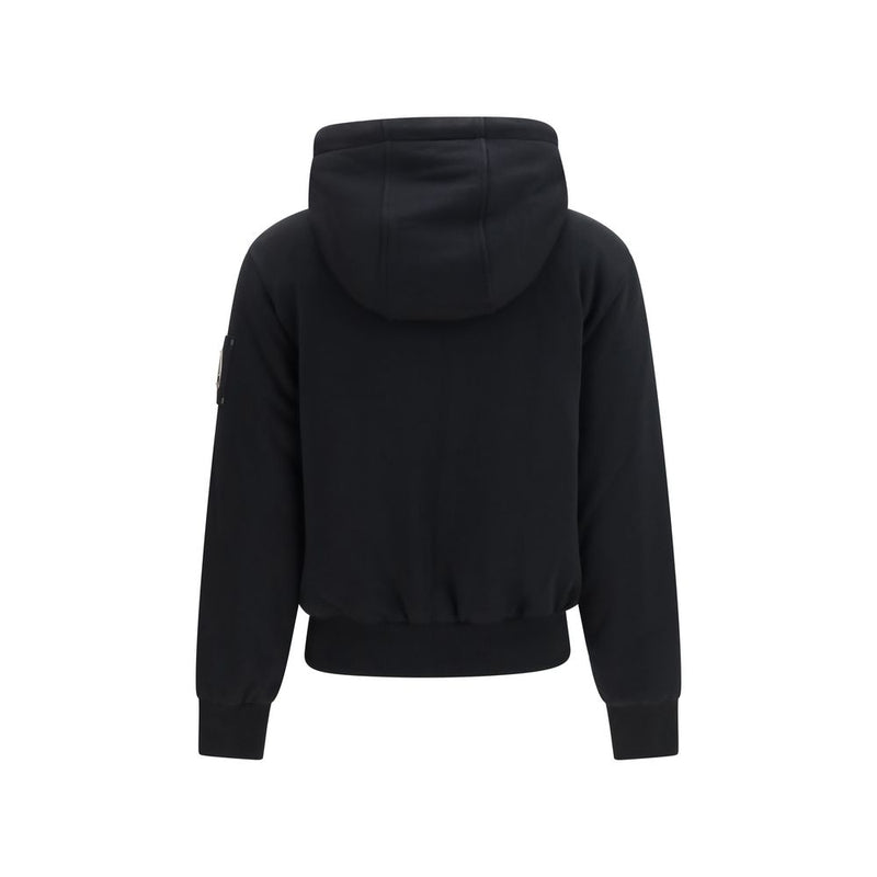 Moose Knuckles Black Cotton Sweatshirt