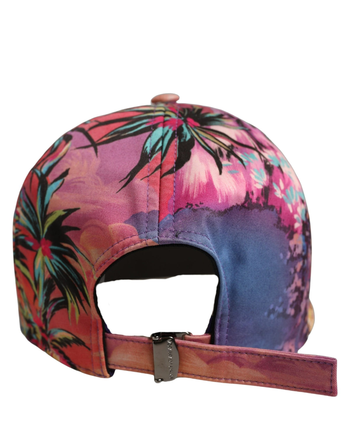 Casquette Dolce & Gabbana multicolore sur le thème tropical