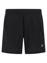 Short de Bain Stone Island en Polyamide Bleu