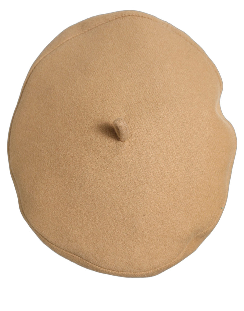 Béret Casquette Chapeau en Laine Beige Style Français Dolce & Gabbana
