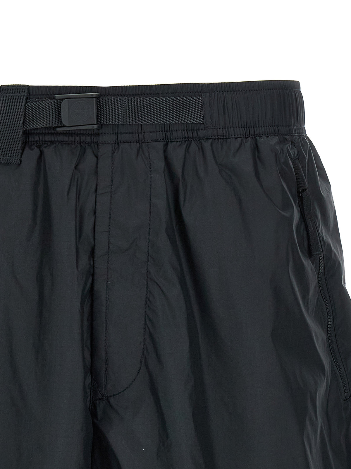 Shorts Bermudas Stone Island en Polyamide Bleu