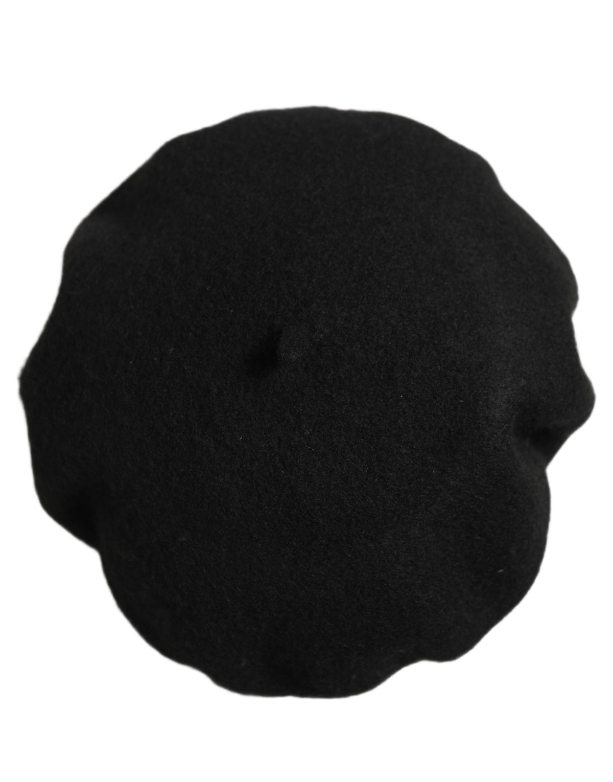 Béret chapeau style français en laine noire Dolce & Gabbana