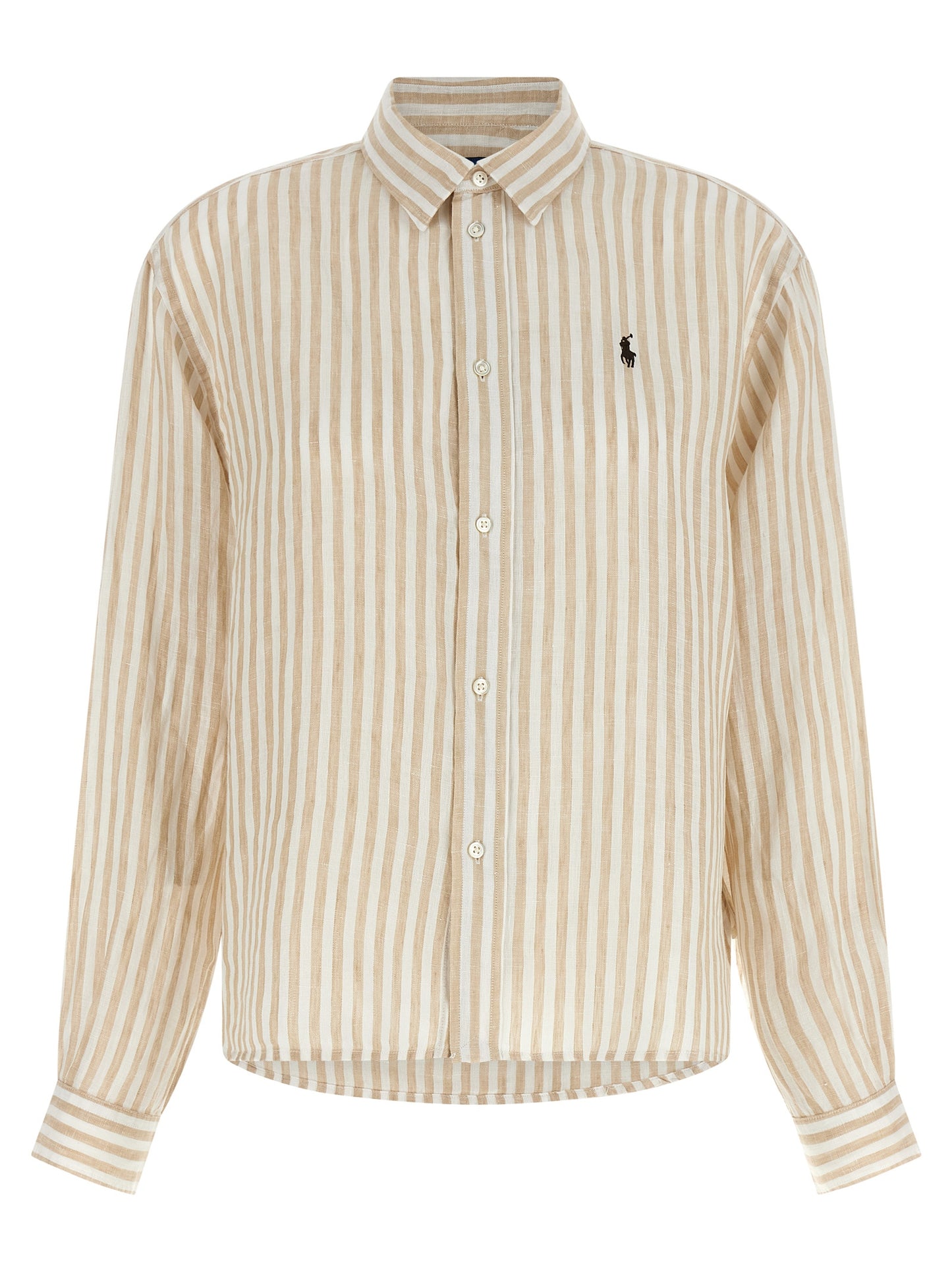 Polo Ralph Lauren Beige Linen Blouse