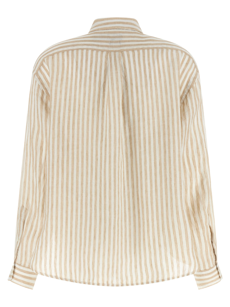 Chemisier en lin beige Polo Ralph Lauren