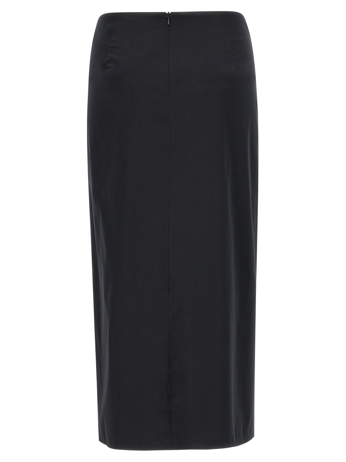 Jupe midi Max Mara en coton noir
