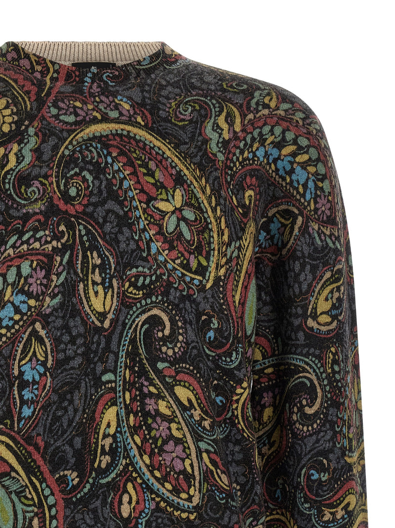 Gilet en laine multicolore Etro
