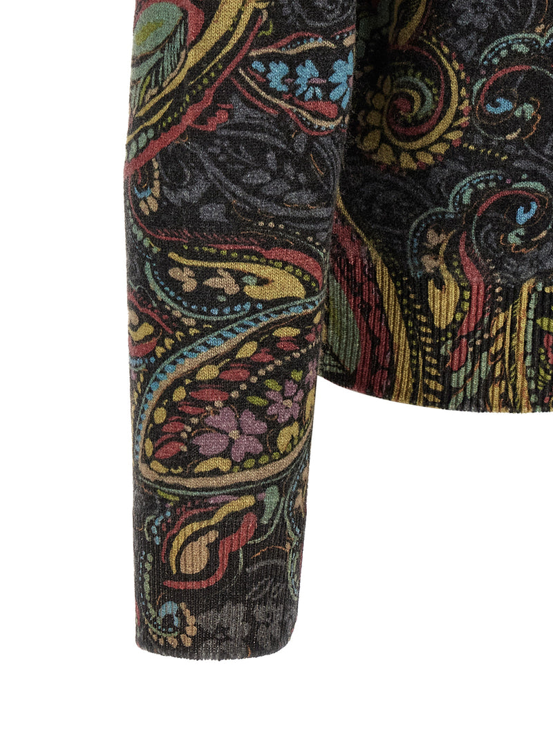 Gilet en laine multicolore Etro