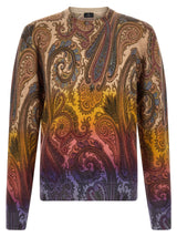 Etro Multicolor Wool Cardigan