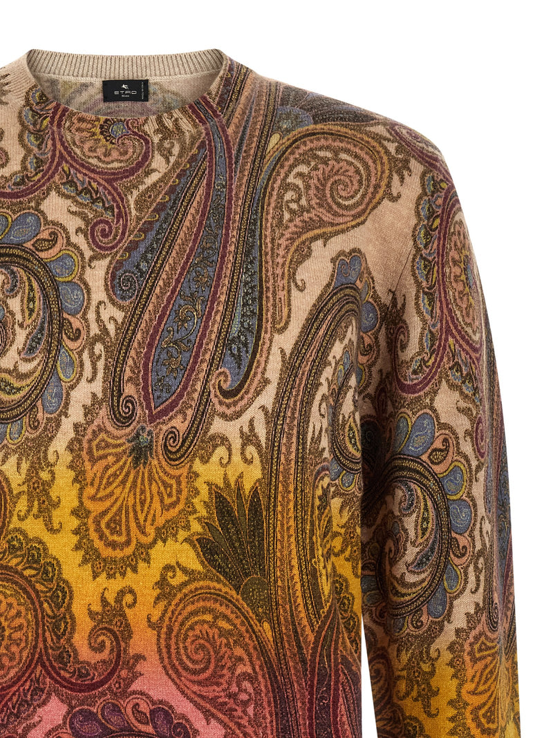 Gilet en laine multicolore Etro