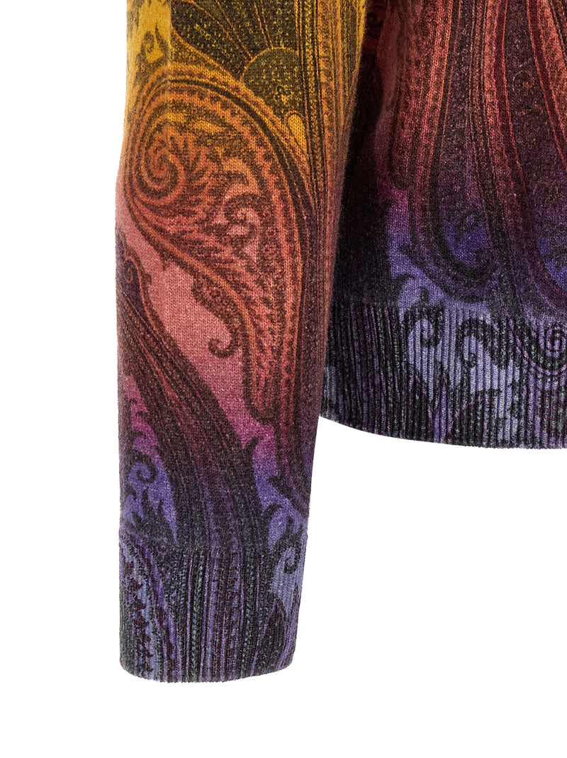 Gilet en laine multicolore Etro