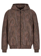 Etro Brown Polyester Bomber