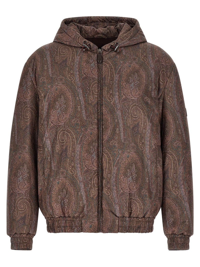 Bomber en polyester marron Etro