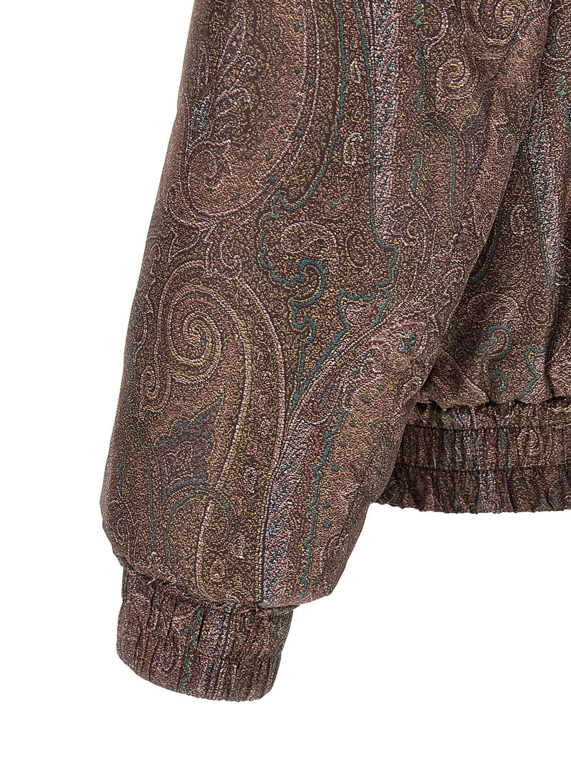 Bomber en polyester marron Etro