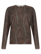 Cardigan en soie Etro Bordeaux