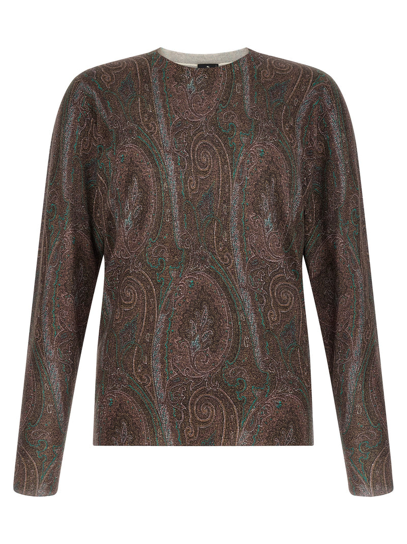 Cardigan en soie Etro Bordeaux