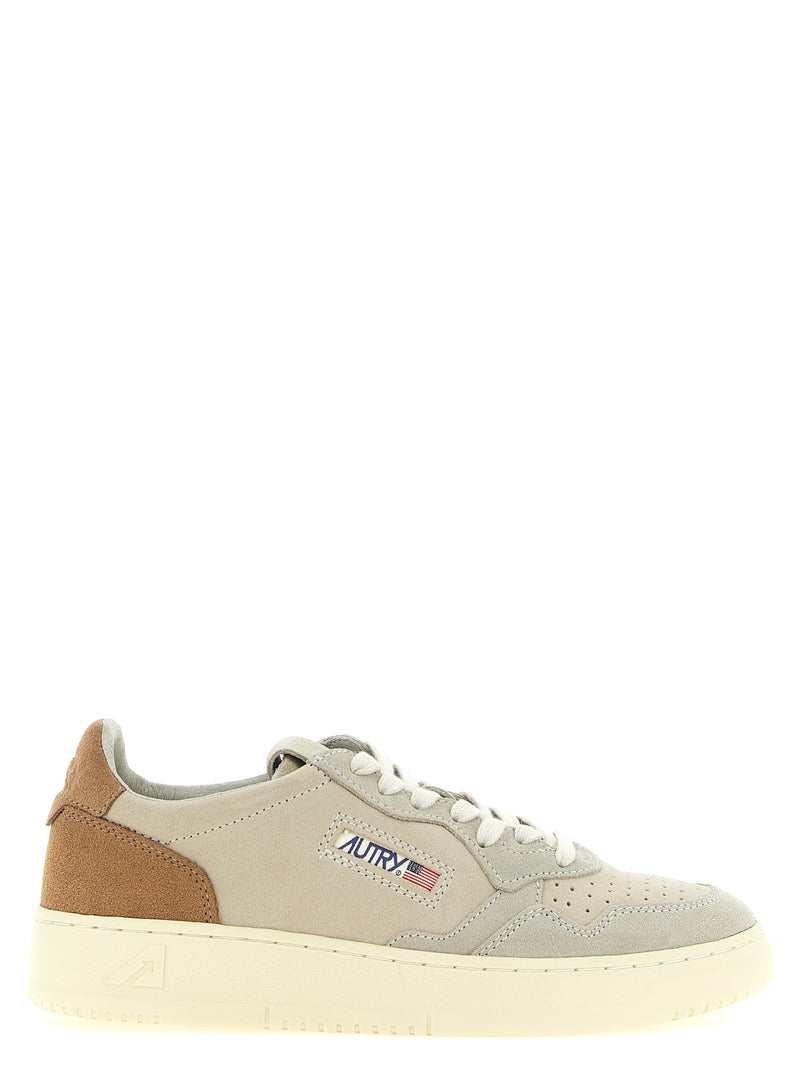 Baskets de sport Autry en cuir et suède multicolore