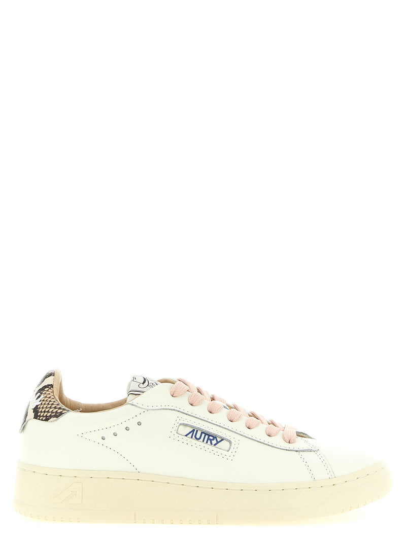 Baskets basses Autry en cuir de vachette multicolore