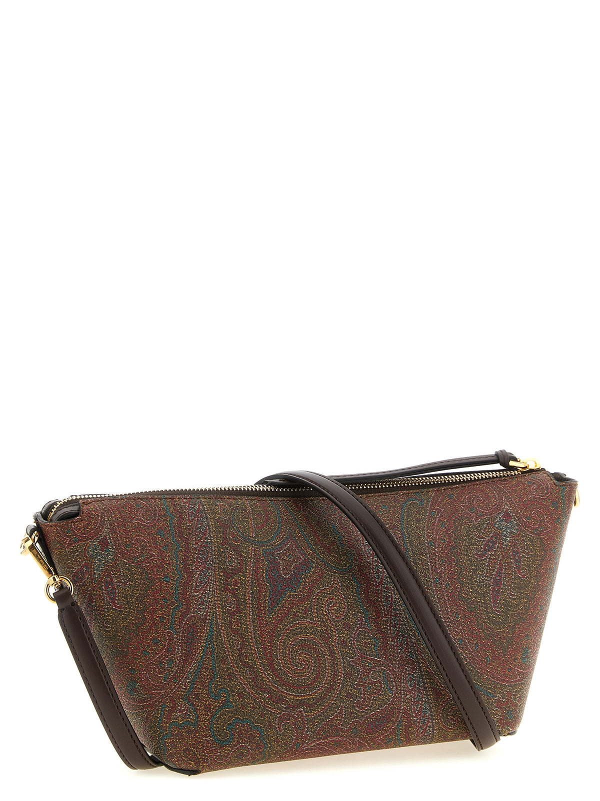 Sac bandoulière Etro en coton marron