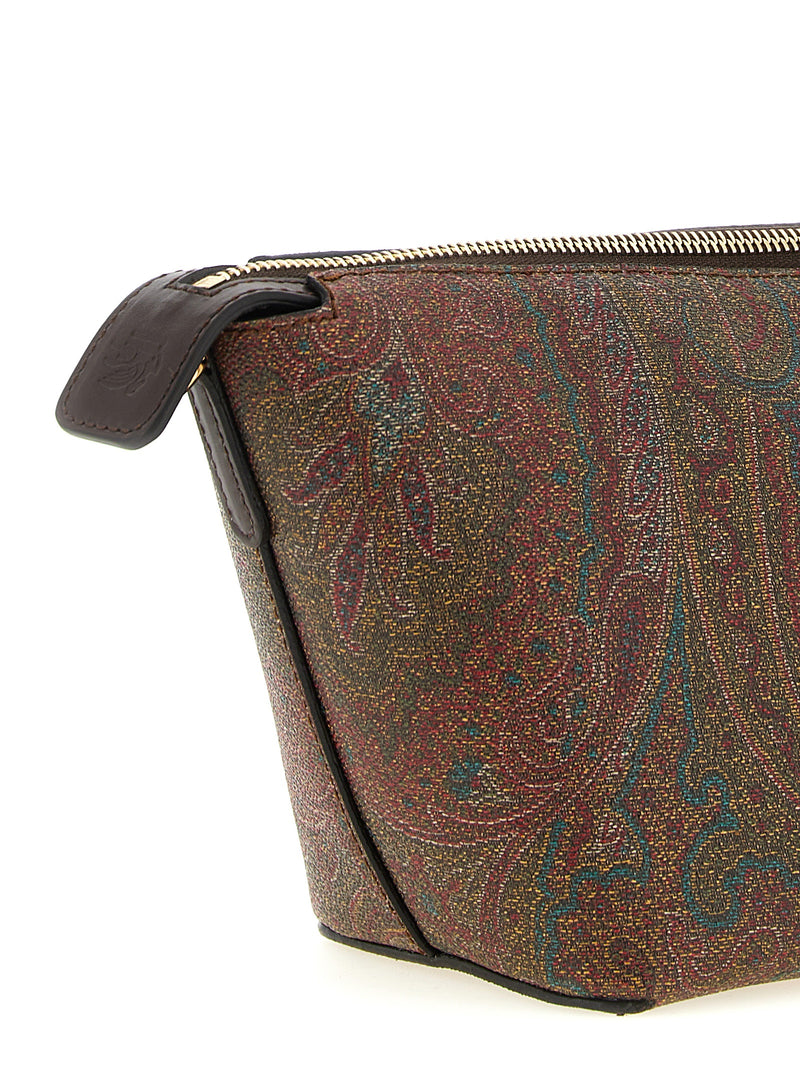 Sac bandoulière Etro en coton marron