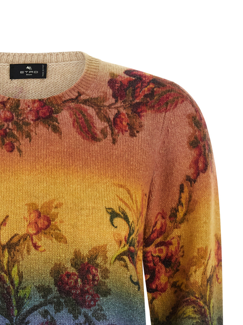 Gilet en laine multicolore Etro