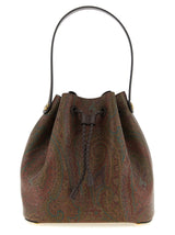 Sac à main Etro en coton marron