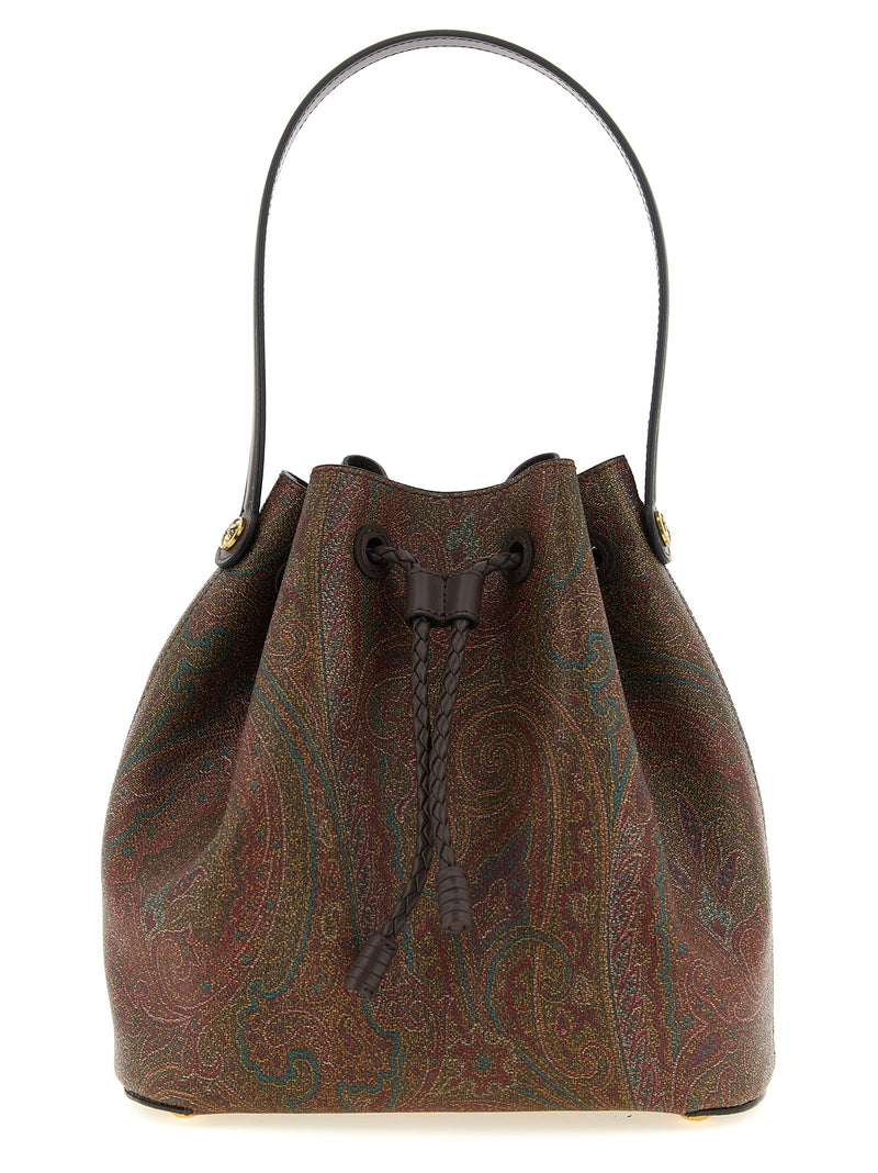 Sac à main Etro en coton marron