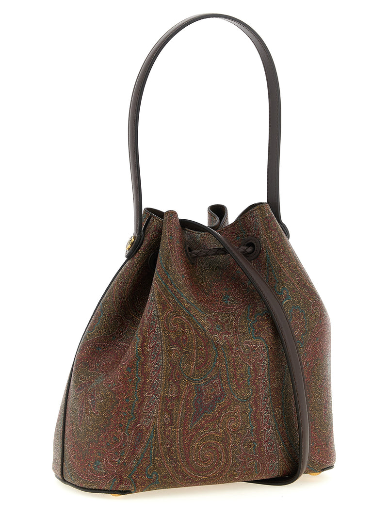 Sac à main Etro en coton marron