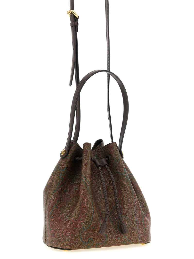 Sac à main Etro en coton marron
