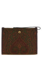 Etro Multicolor Polyester Clutch Bag