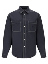 Chemisier Fendi en coton bleu