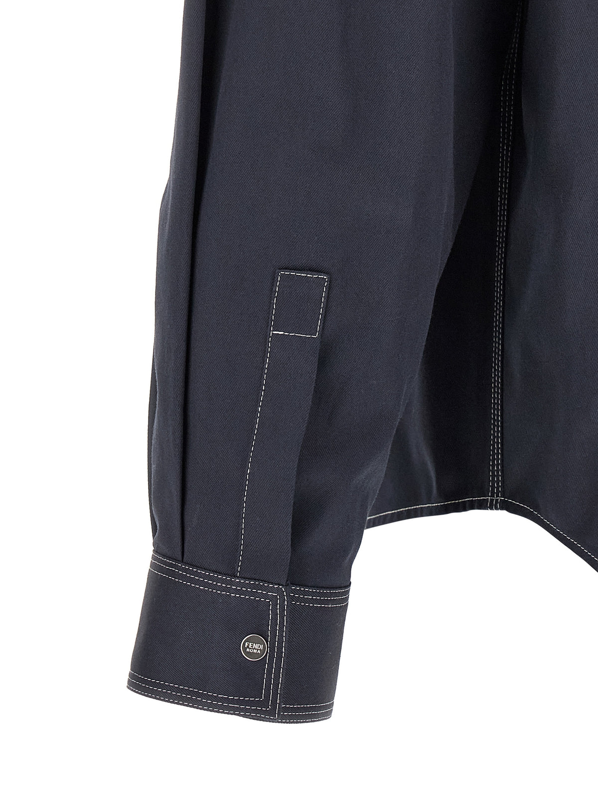 Chemisier Fendi en coton bleu