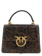 PINKO Brown Calfskin Handbag