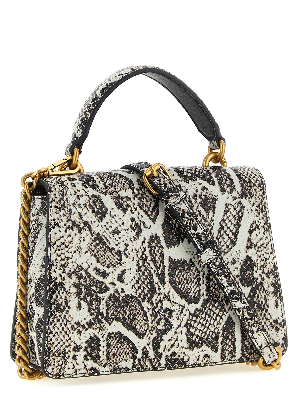 Sac à main PINKO en veau gris