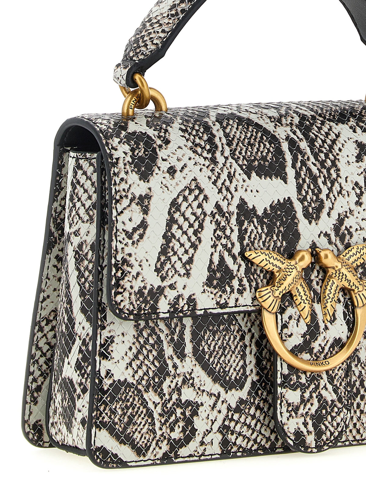 Sac à main PINKO en veau gris