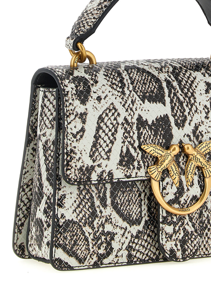 Sac à main PINKO en veau gris