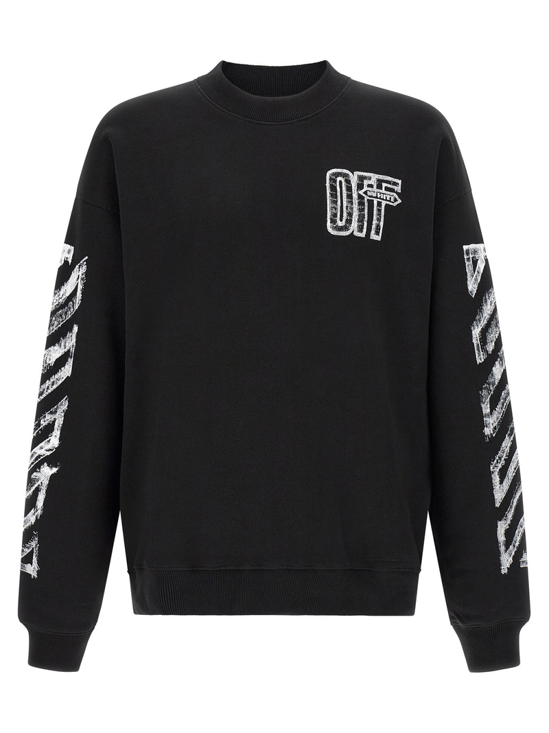 Sweat-shirt Off-White en coton noir