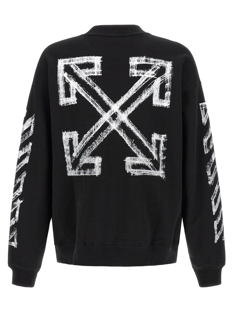 Sweat-shirt Off-White en coton noir