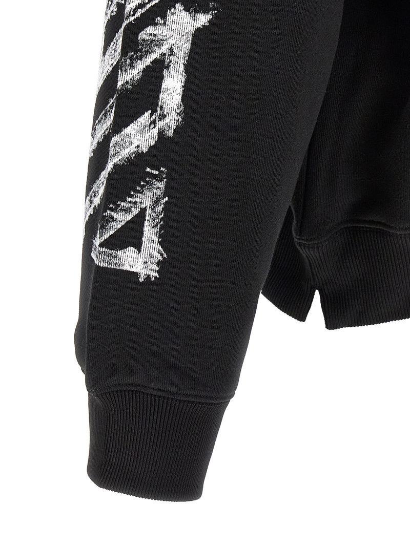 Sweat-shirt Off-White en coton noir