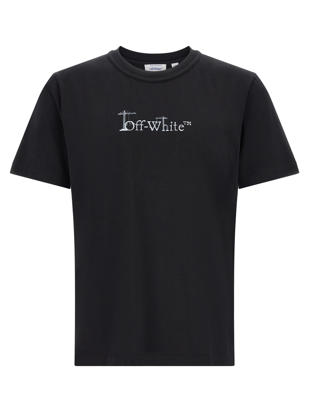 T-shirt Off-White en coton noir