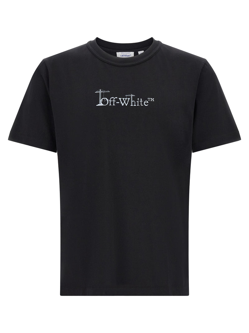 T-shirt Off-White en coton noir