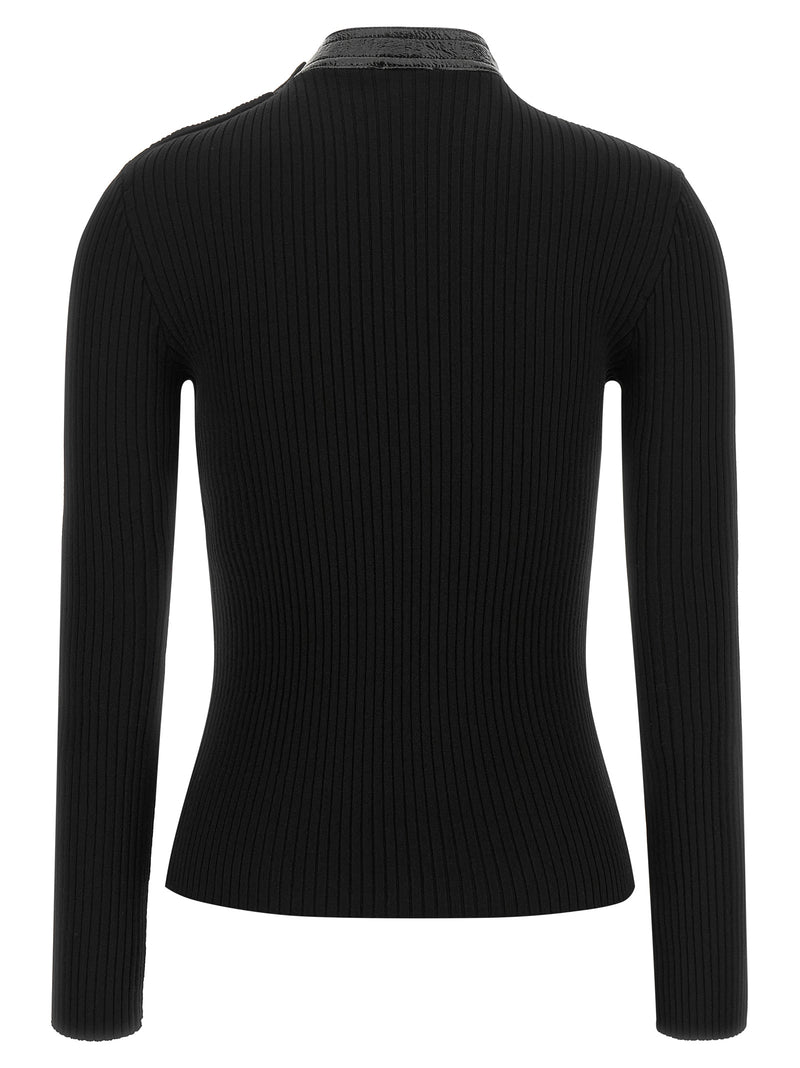 Cardigan Courrèges noir en viscose