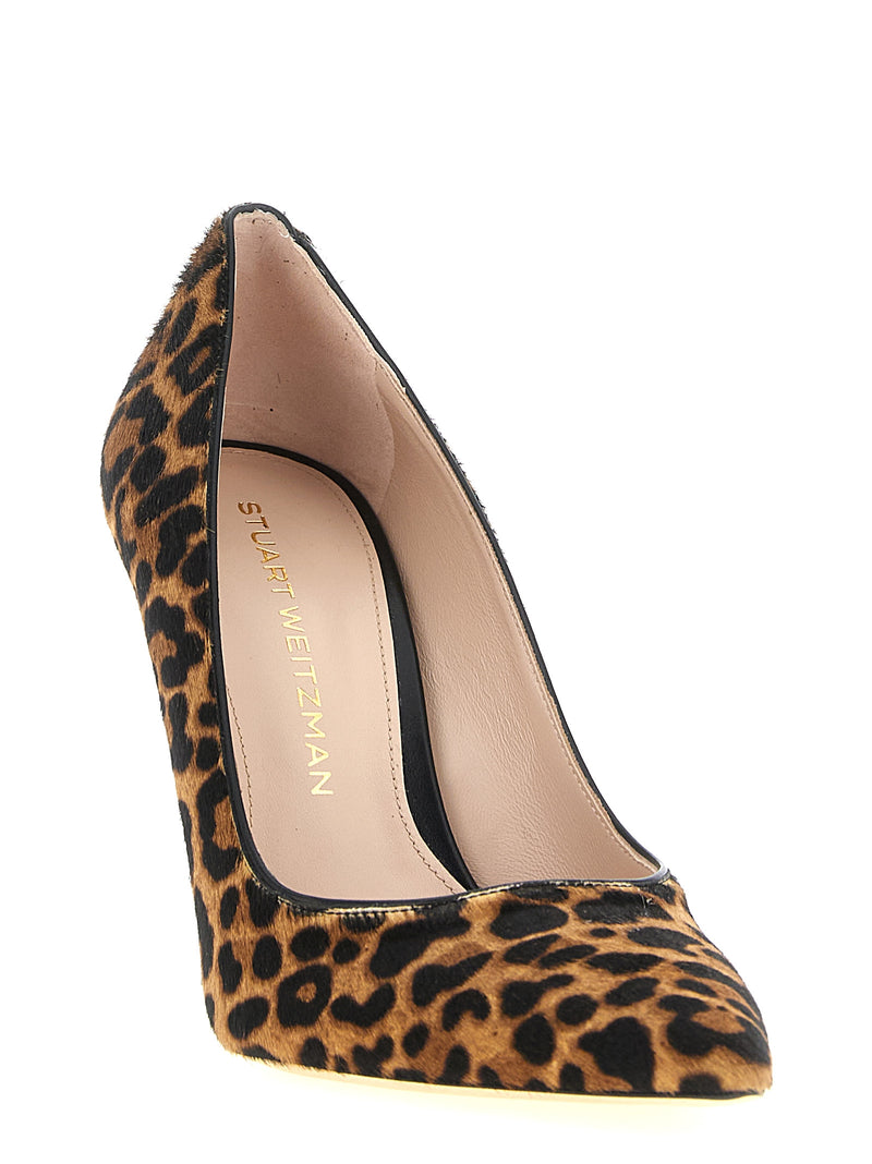 Escarpins à talons hauts Stuart Weitzman en cuir de veau multicolore