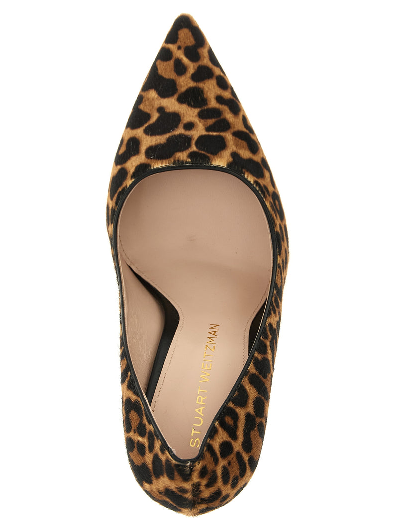 Escarpins à talons hauts Stuart Weitzman en cuir de veau multicolore