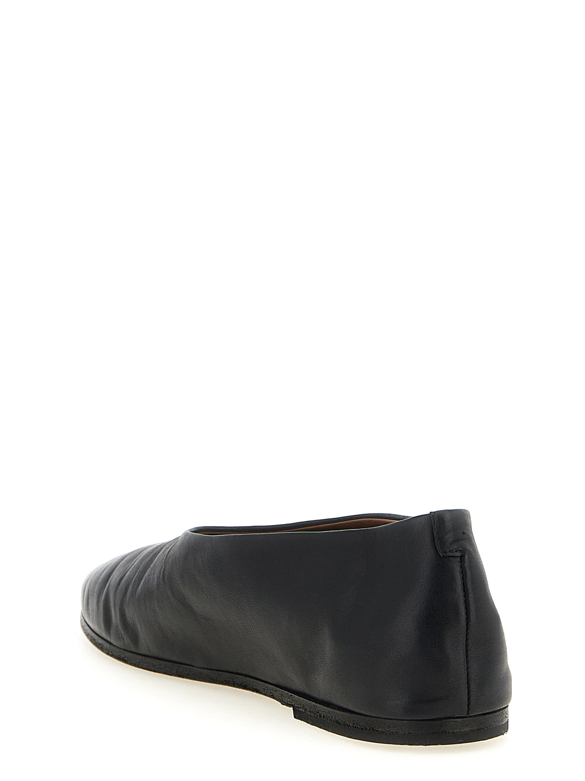 Ballerines Marsell en cuir de veau noir