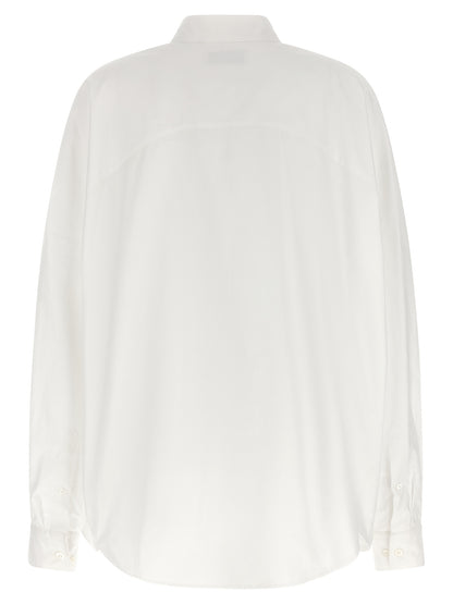 Dries Van Noten White Cotton Blouse